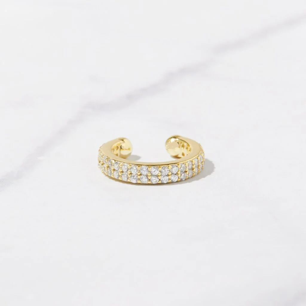 Double Row CZ Ear Cuff