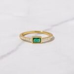 Emerald Baguette Ring