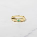 Emerald Dome Ring