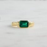 Emerald Statement Ring