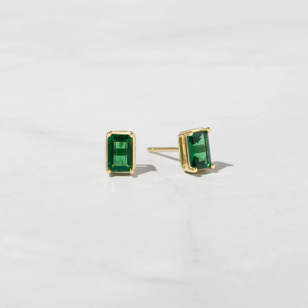 Emerald Studs