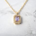 Gemstone Baguette Necklaces