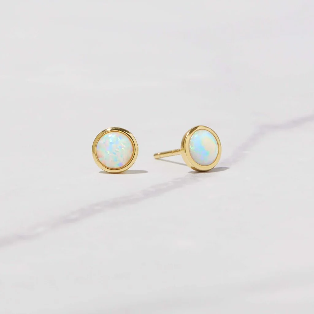 Large Opal Studs