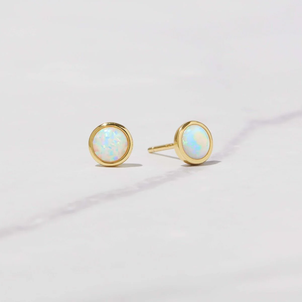 Large Opal Studs