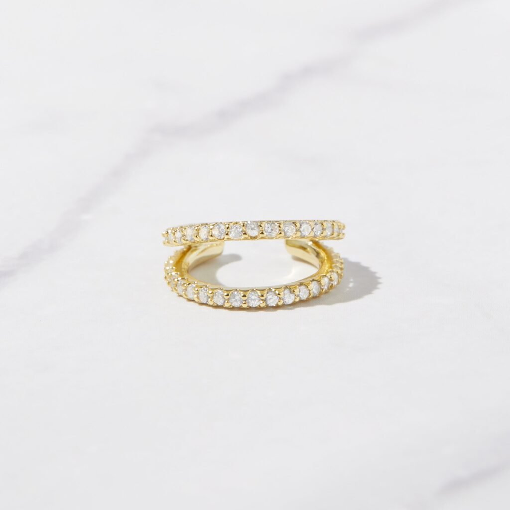 Marcella Double Row Ear Cuff