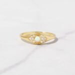 Opal Evil Eye Ring