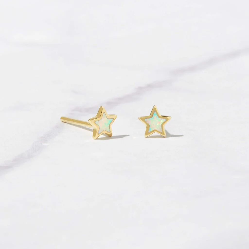 Opal Star Studs