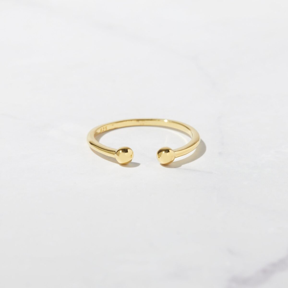 Open Ball Cuff Ring