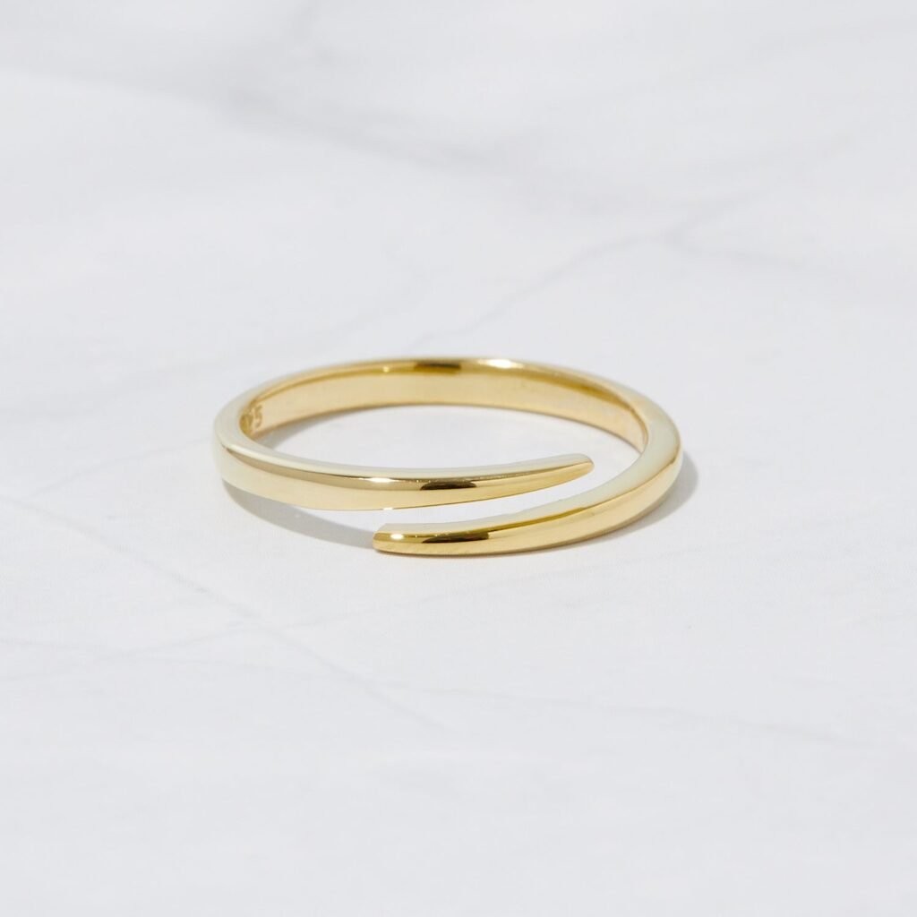 Open Spiral Ring