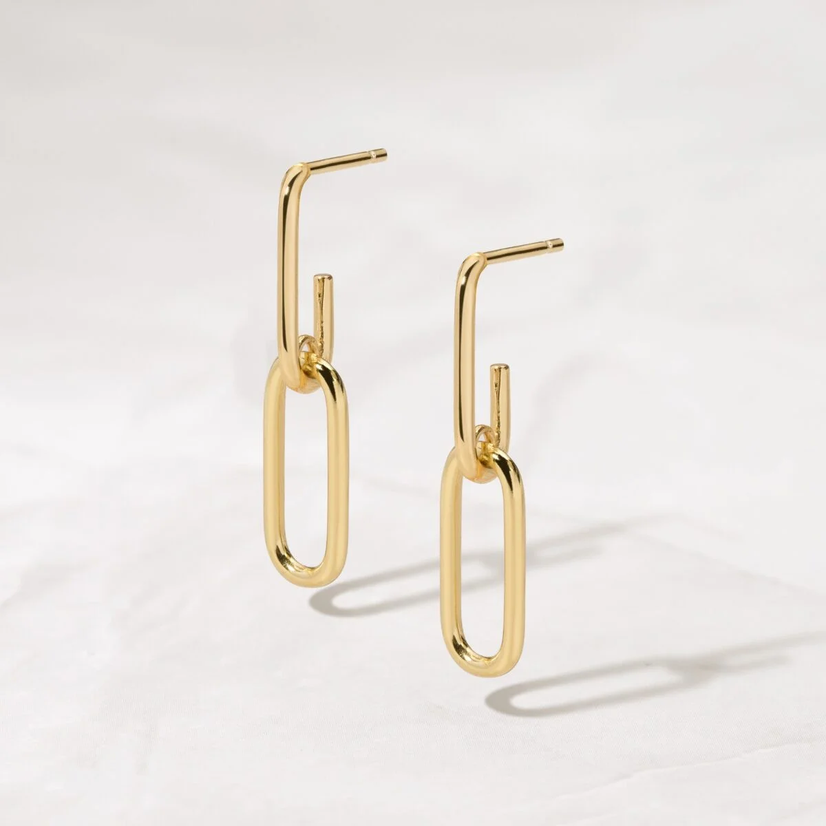 Paperclip Chain Earrings