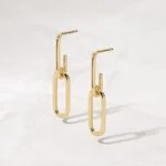 Paperclip Chain Earrings