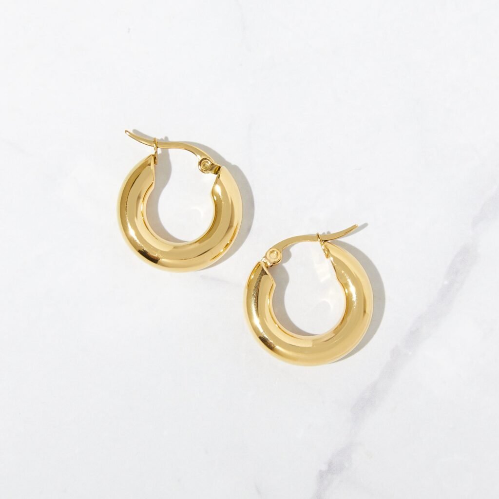 Paris 20mm Chunky Tube Hoops