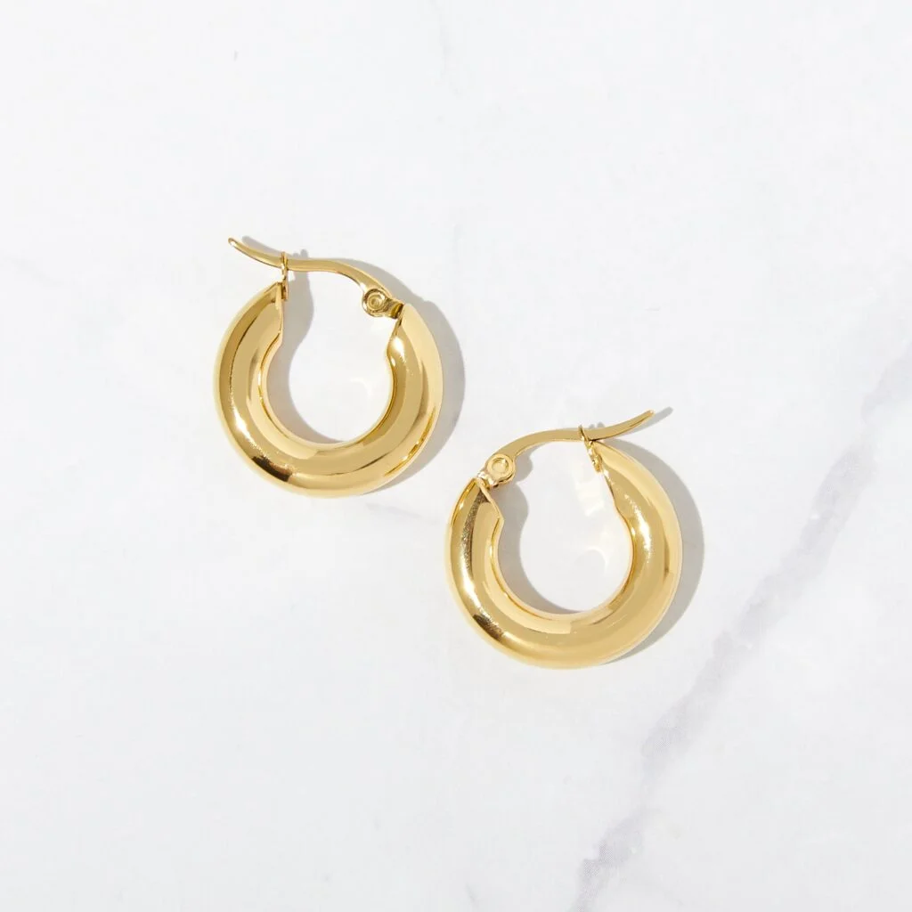 Paris 20mm Chunky Tube Hoops