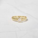 Pear Statement Ring