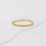 Plain Beaded Ring