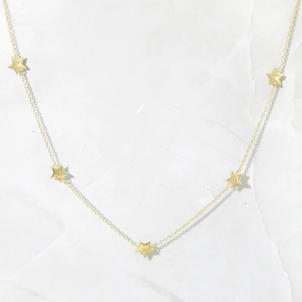 Plain Star Collar Necklace