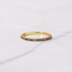 Rainbow Eternity Ring