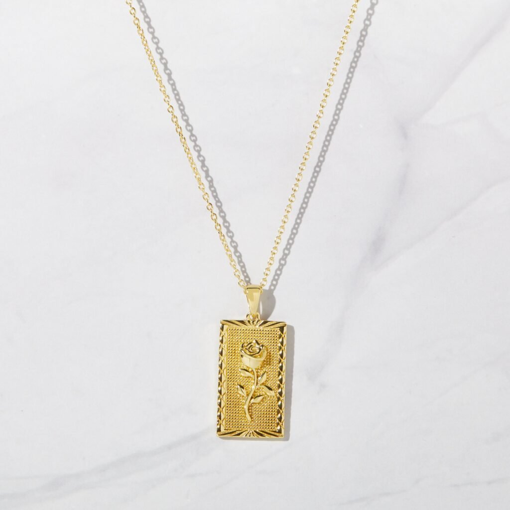 Rectangle Rose Medallion