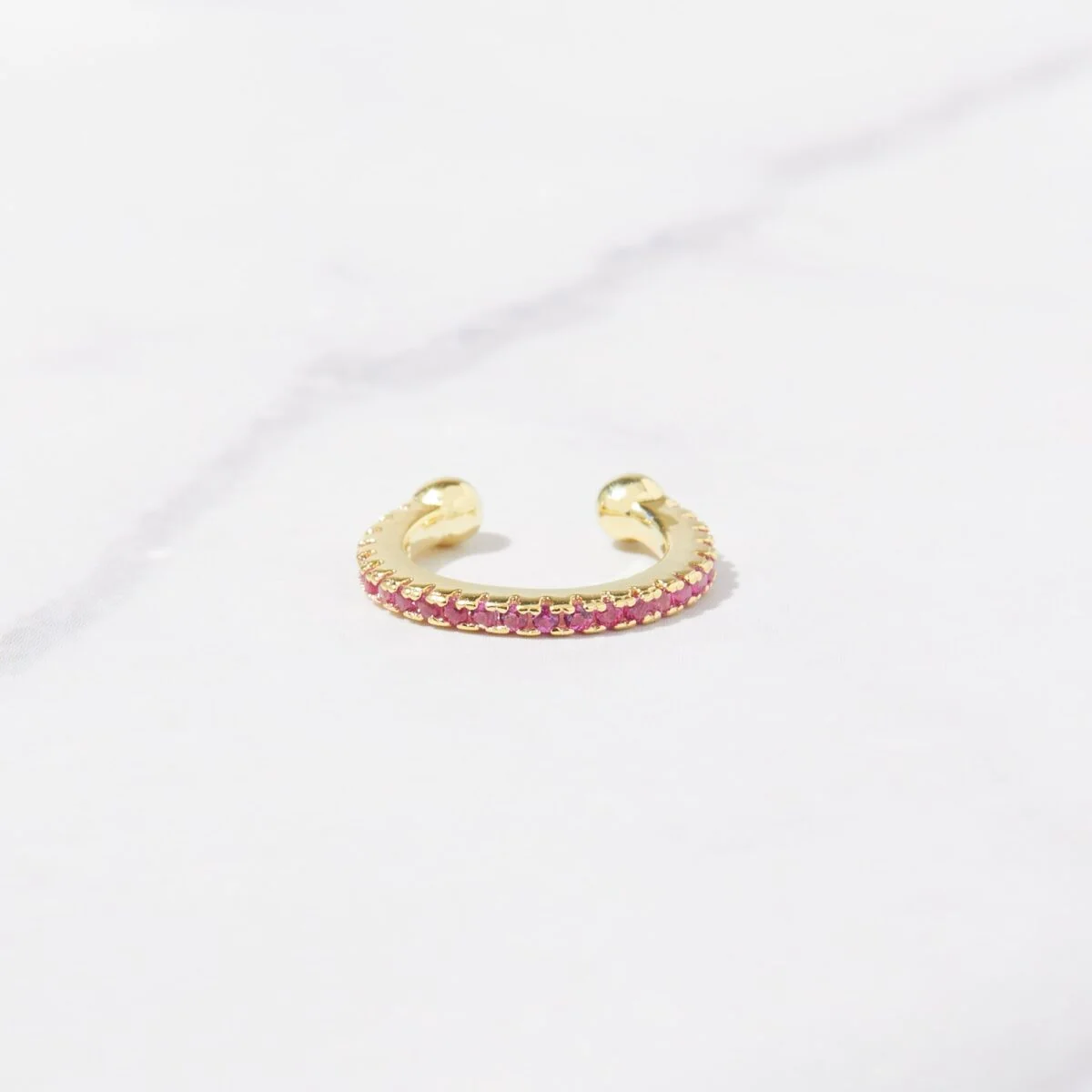 Ruby Ear Cuff