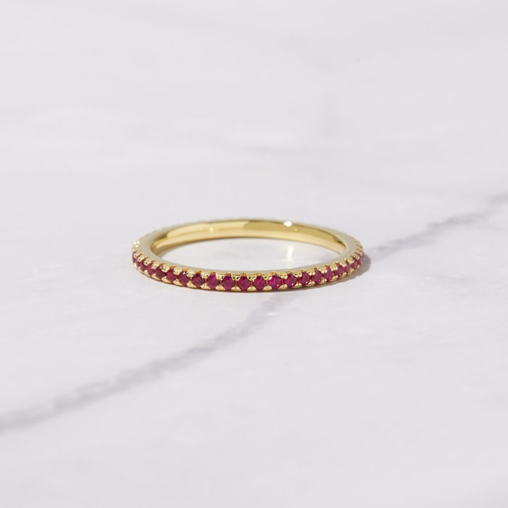 Ruby Eternity Ring