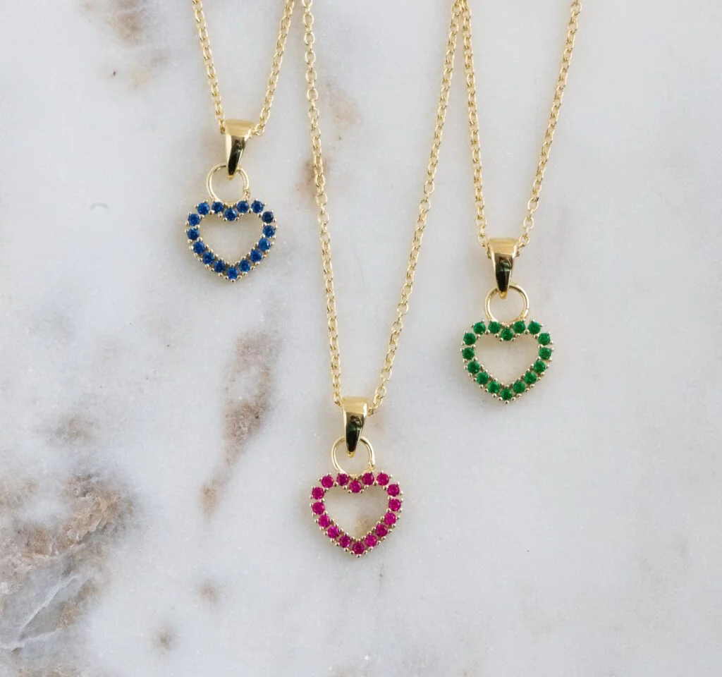 Ruby Heart Necklace