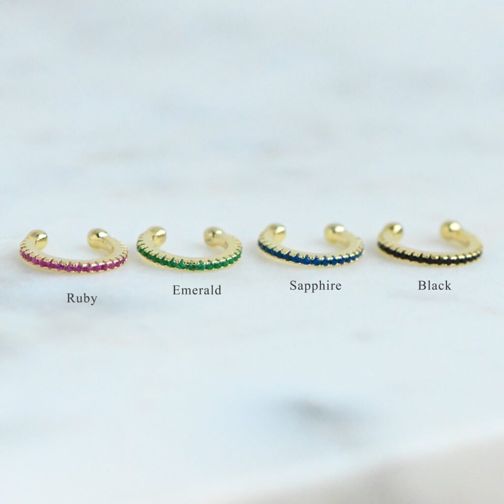 Sapphire Ear Cuff