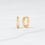 Simple Huggie Hoops