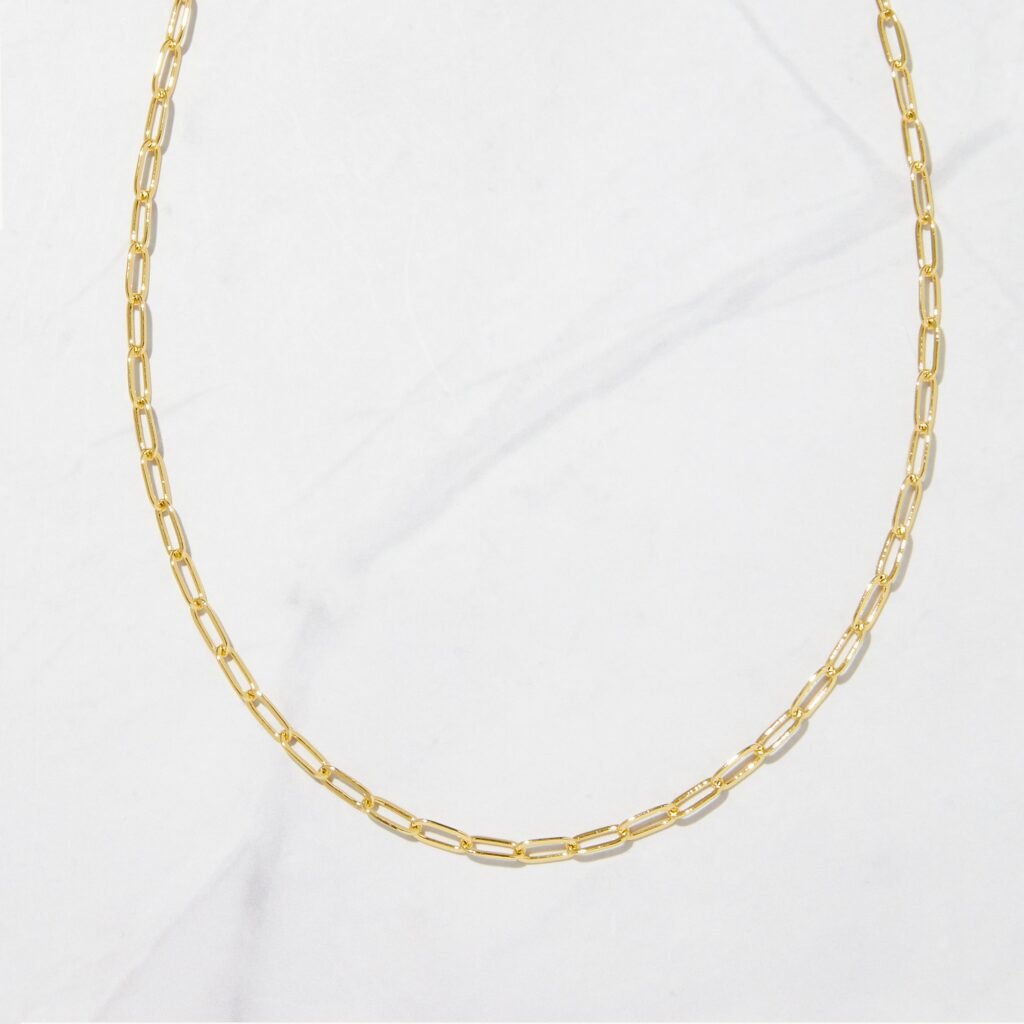 Small Paperclip Necklace