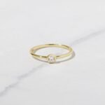 Solitaire Bezel Ring