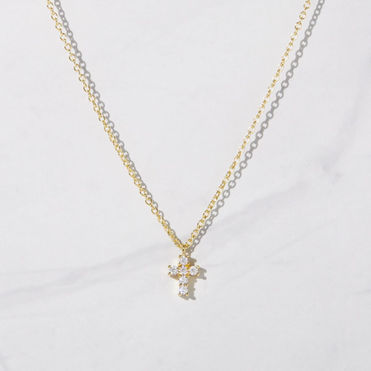 Tiny Cross Necklace