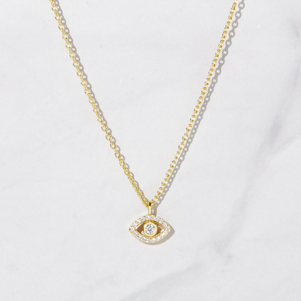 Tiny Evil Eye Necklace