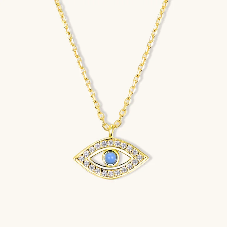 Turquoise Evil Eye Necklace