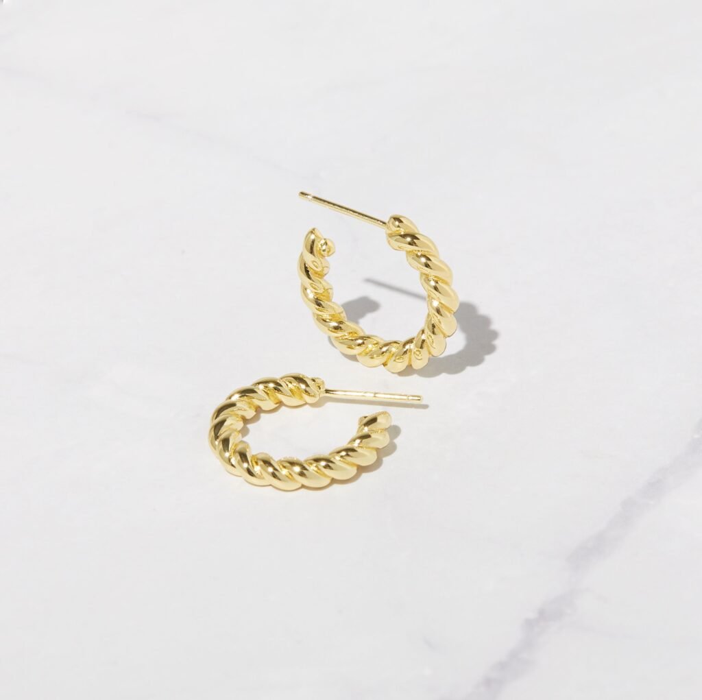 Twisted Hoop Earrings
